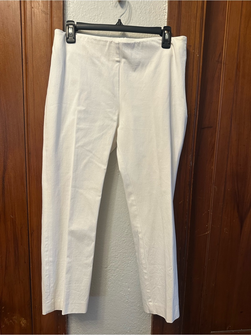 Lauren Ralph Lauren White Straight-Leg Pants Capris
